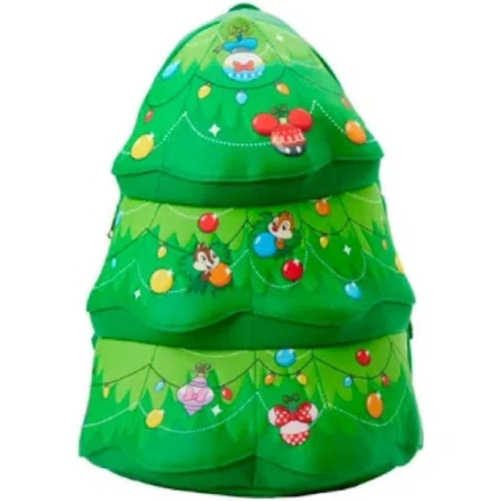 Loungefly Green Holiday Tree Backpack